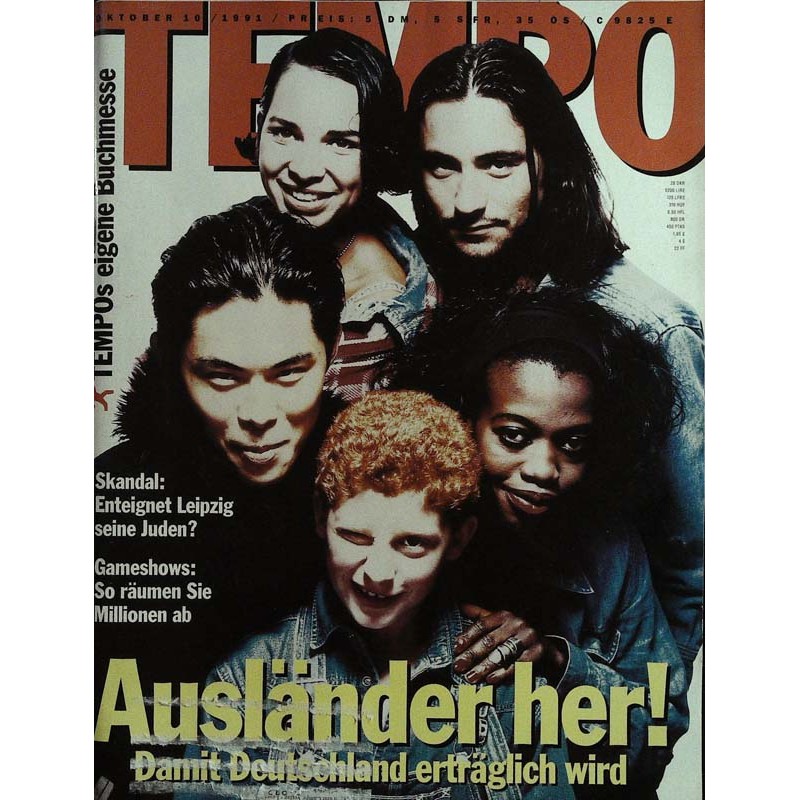 Tempo 10 / Oktober 1991 - Ausländer her!