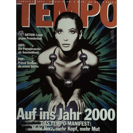 Tempo 1 / Januar 1992 - Auf ins Jahr 2000