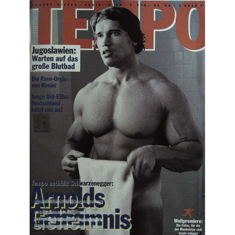 Tempo 8 / August 1991 - Arnolds Geheimnis