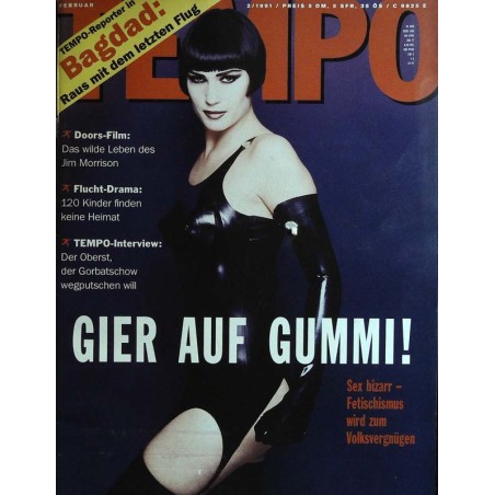 Tempo 2 / Februar 1991 - Gier auf Gummi!