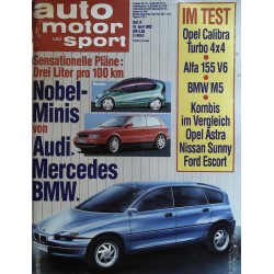 auto motor & sport Heft 9 / 16 April 1992 - Kleinwagen