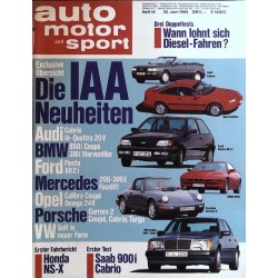 auto motor & sport Heft 14 / 30 Juni 1989 - Die IAA Neuheiten