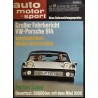 auto motor & sport Heft 22 / 25 Oktober 1969 - Porsche 914