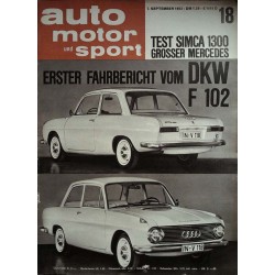 auto motor & sport Heft 18 / 7 September 1963 - DKW F 102