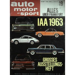 auto motor & sport Heft 19 / 14 September 1963 - IAA