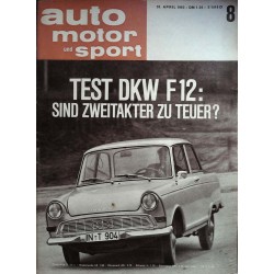 auto motor & sport Heft 8 / 20 April 1963 - DKW F12