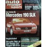 auto motor & sport Heft 20 / 21 September 1990 - Mercedes 190 SLK
