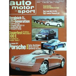auto motor & sport Heft 6 / 14 März 1987 - Porsche 911
