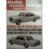 auto motor & sport 17 / 21 August 1965 - Mercedes Benz