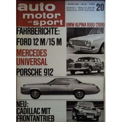 auto motor & sport Heft 20 / 1 Oktober 1966 - Mercedes Universal