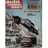 auto motor & sport Heft 1 / 11 Januar 1984 - Porsche 911 Allrad