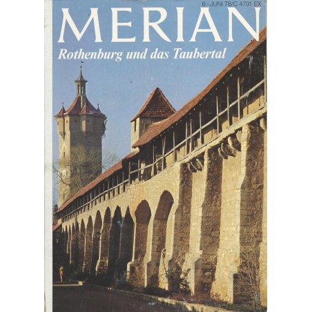 MERIAN Rothenburg und das Taubertal 6/31 Juni 1978
