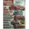auto motor & sport Heft 14 / 11 Juli 1984 - Neue Autos