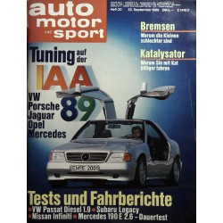 auto motor & sport Heft 20 / 22 September 1989 - Tuning IAA