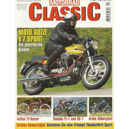 Motorrad Classic 1/98 - Jan/Feb 1998 - Moto Guzzi V7 Sport