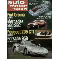 auto motor & sport Heft 9 / 26 April 1986 - Porsche 959