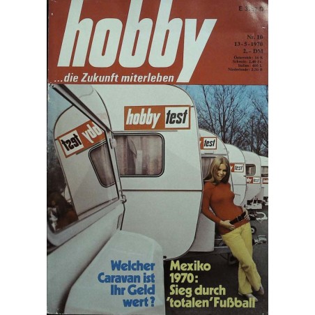Hobby Nr.10 / 13 Mai 1970 - Welcher Caravan?