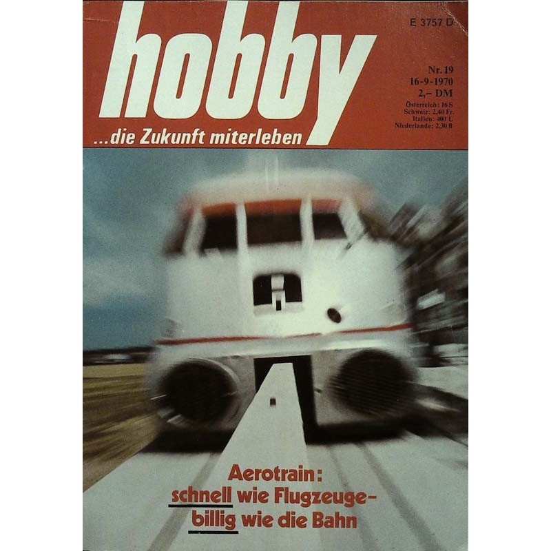 Hobby Nr.19 / 16 September 1970 - Aerotrain