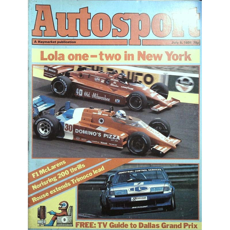 Autosport / 5 July 1984 USA - Lola one - two in New York