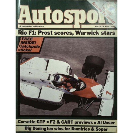 Autosport / 29 March 1984 USA - Rio F1