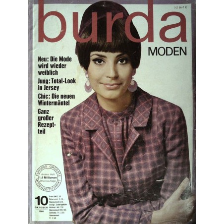 burda Moden 10/Oktober 1966 - Karo Compose