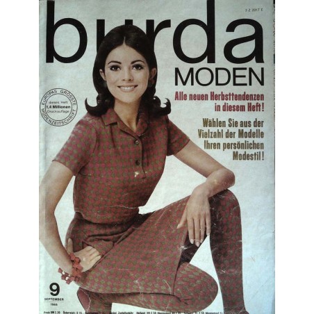 burda Moden 9/September 1966 - Herbsttendenzen