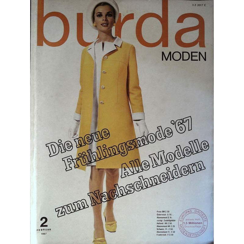 burda Moden 2/Februar 1967 - Frühlingsmode