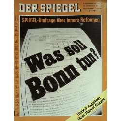 Der Spiegel Nr.46 / 9 November 1970 - Innere Reformen