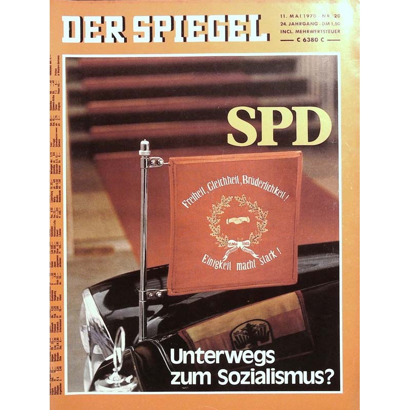 Der Spiegel Nr.20 / 11 Mai 1970 - SPD