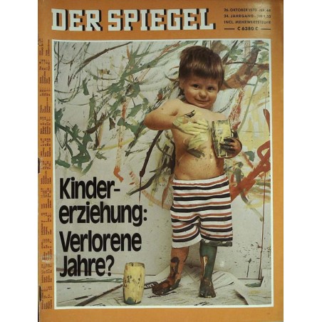 Der Spiegel Nr.44 / 26 Oktober 1970 - Kindererziehung