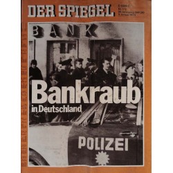 Der Spiegel Nr.1/2 / 3 Januar 1972 - Bankraub in Deutschland