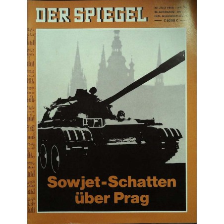 Der Spiegel Nr.30 / 22 Juli 1968 - Sowjet Schatten über Prag