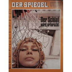 Der Spiegel Nr.39 / 23 September 1968 - Der Schlaf