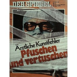 Der Spiegel Nr.17 / 18 April 1977 - Pfuschen und vertuschen