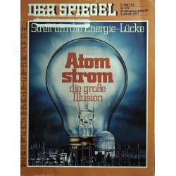 Der Spiegel Nr.1/2 / 3 Januar 1977 - Atomstrom