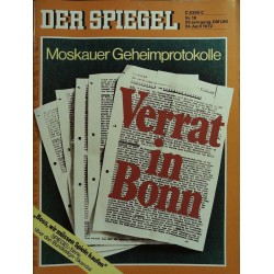 Der Spiegel Nr.18 / 24 April 1972 - Moskauer Geheimprotokolle