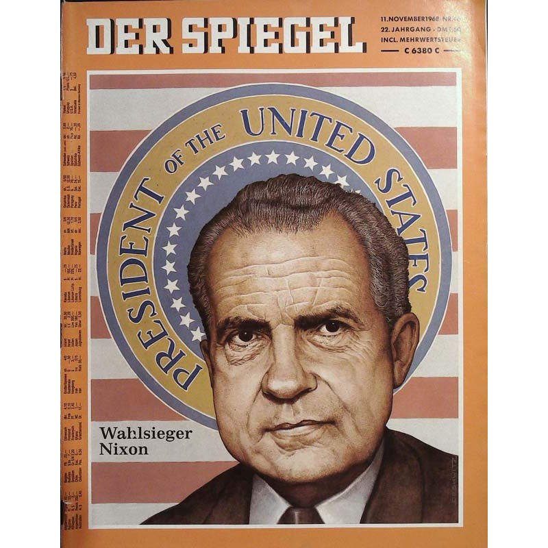 Der Spiegel Nr.46 / 11 November 1968 - Wahlsieger Nixon