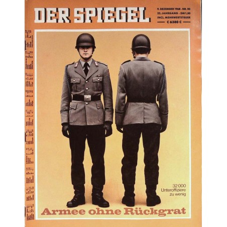 Der Spiegel Nr.50 / 9 Dezember 1968 - Armee ohne Rückgrat