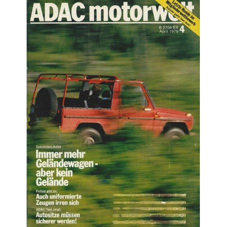 ADAC Motorwelt Heft.4 / April 1979 - Immer mehr Geländewagen