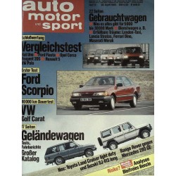 auto motor & sport Heft 9 / 30 April 1985 - Geländewagen