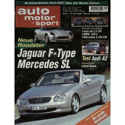 auto motor & sport Heft 9 / 19 April 2000 - Neue Roadster