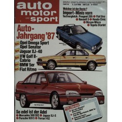 auto motor & sport Heft 14 / 5 Juli 1986 - Autojahrgang 1987