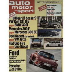 auto motor & sport Heft 1 / 8 Januar 1986 - Starker Porsche 911