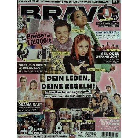 BRAVO Nr.1 / 8 Dezember 2021 - Dein Leben, deine Regeln!