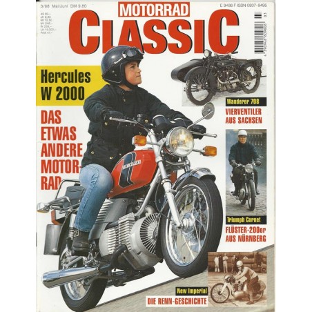 Motorrad Classic 3/98 - Mai/Juni 1998 - Hercules W 2000