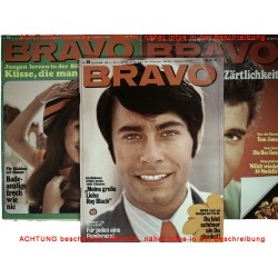 3er BRAVO Nr.24 / 27 / 30 von 1968 - Manuela, Tom Jones, Roy Black