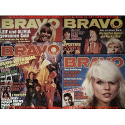 4er BRAVO Nr.5 / 26 / 28 / 31 von 1979 - Olivia, Blondie, Dschingis Khan