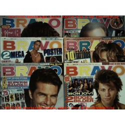 6er BRAVO Nr.3 / 10 / 34 / 35 / 45 / 48 von 1993 - Bon Jovi, Costner...