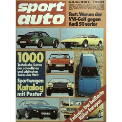 Sport Auto Nr.12 / Dezember 1974 - 1000 Katalog