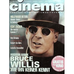 CINEMA 8/91 August 1991 - Bruce Willis